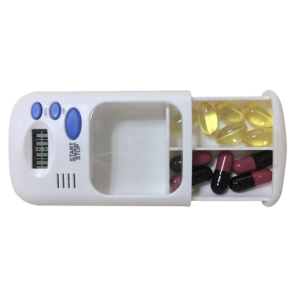 2 galler elektriskt larm bärbara digitala splitters lcd medicin påminnelse vit timer batteridriven liten resa högt pip