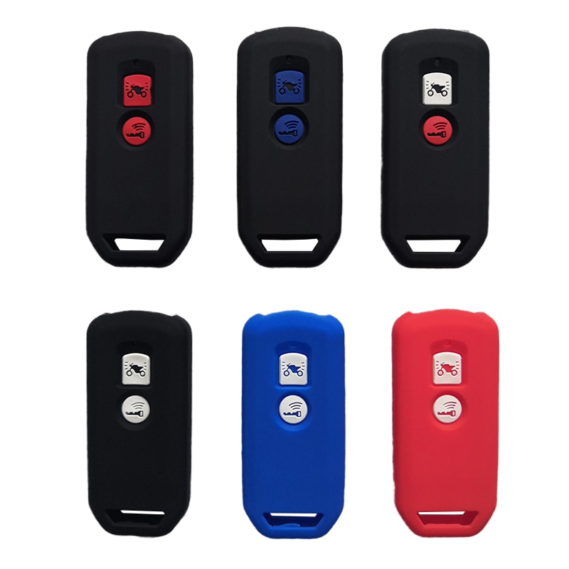 Funda protectora de silicona para llave de motocicleta, protector inteligente de 2 botones para Honda X ADV SH 125, 150, 300, Forza 125, 300, PCX150,