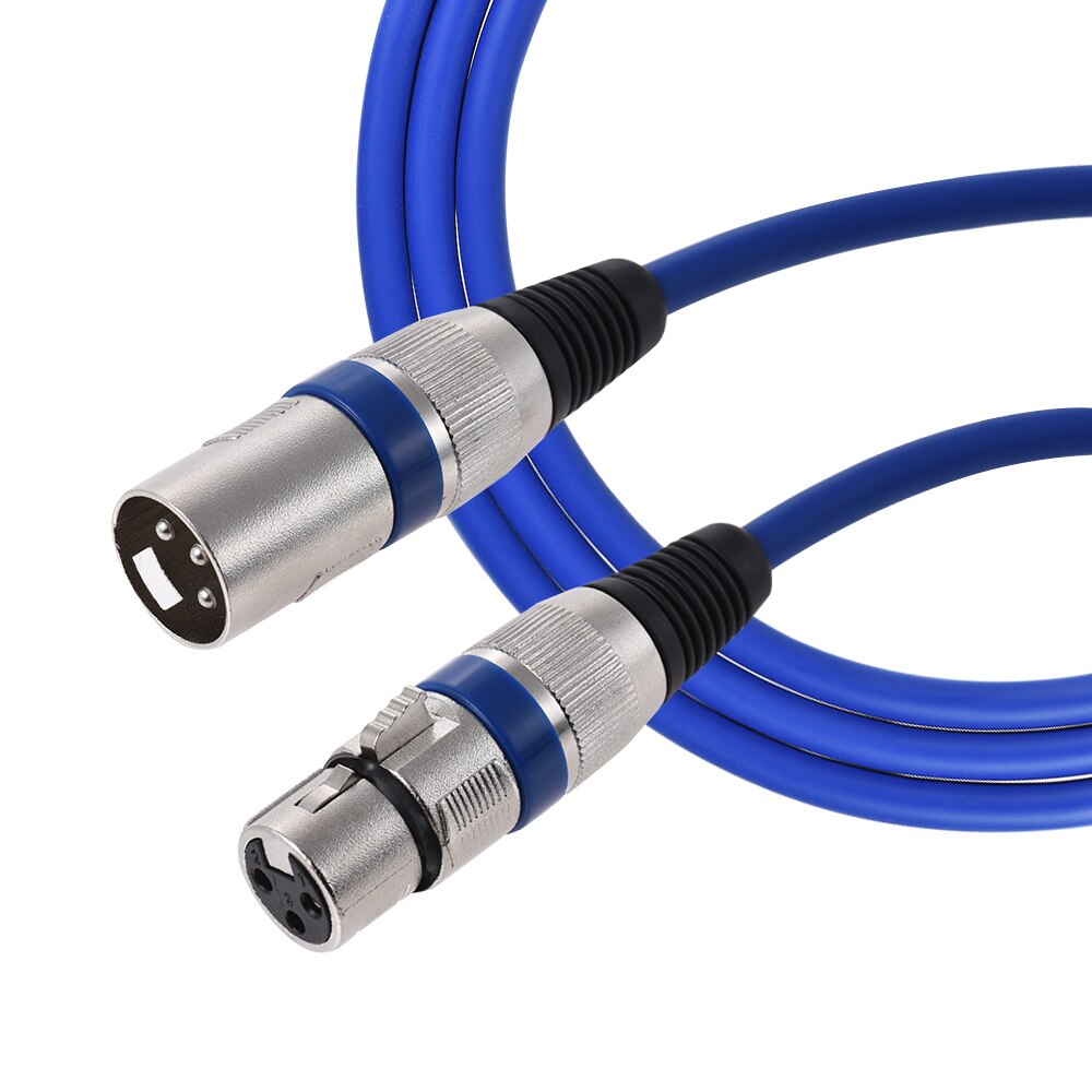 Mixer Plug ammoon 2m/ 6.6ft XLR Male to Female Cable Cord Str... – Grandado