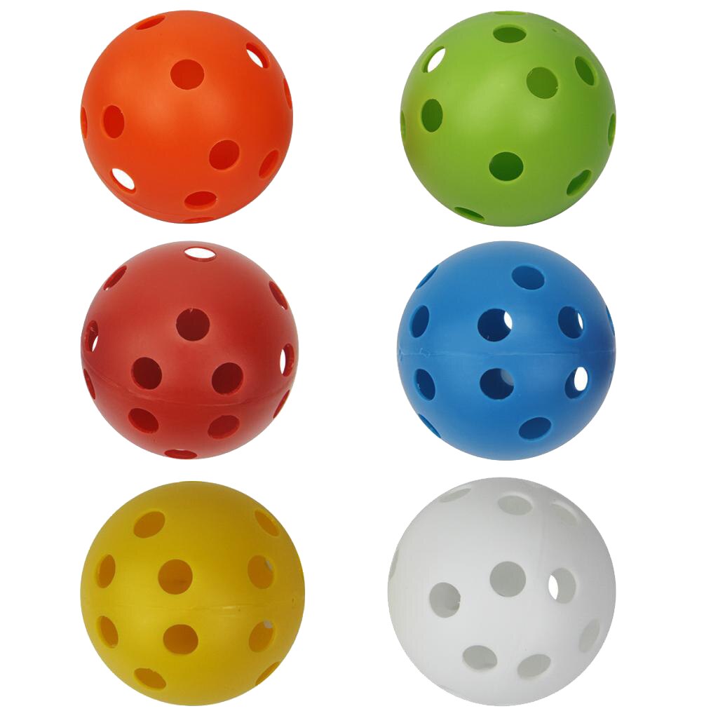 Övningsgolfbollar 6-- pack – lämplig för svingträning, driving range