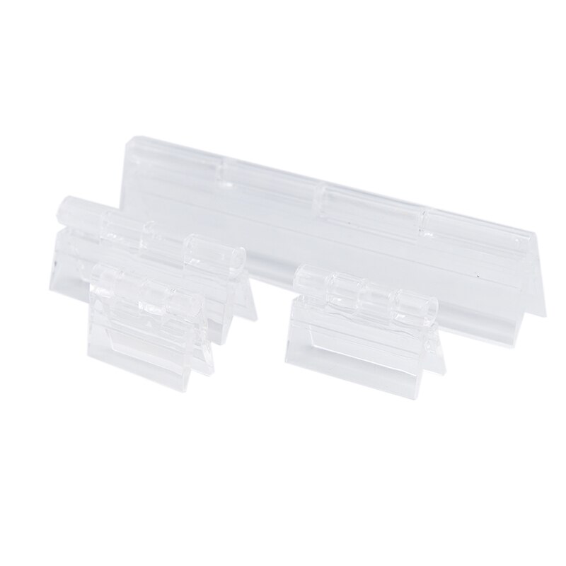 1 stk akryl klapphængsler gennemsigtig plexiglas hængsel holdbar klar 8 størrelser