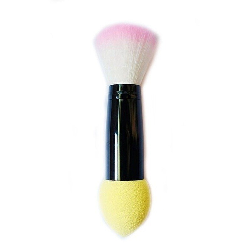 Double-ended blush brush: YELLOW