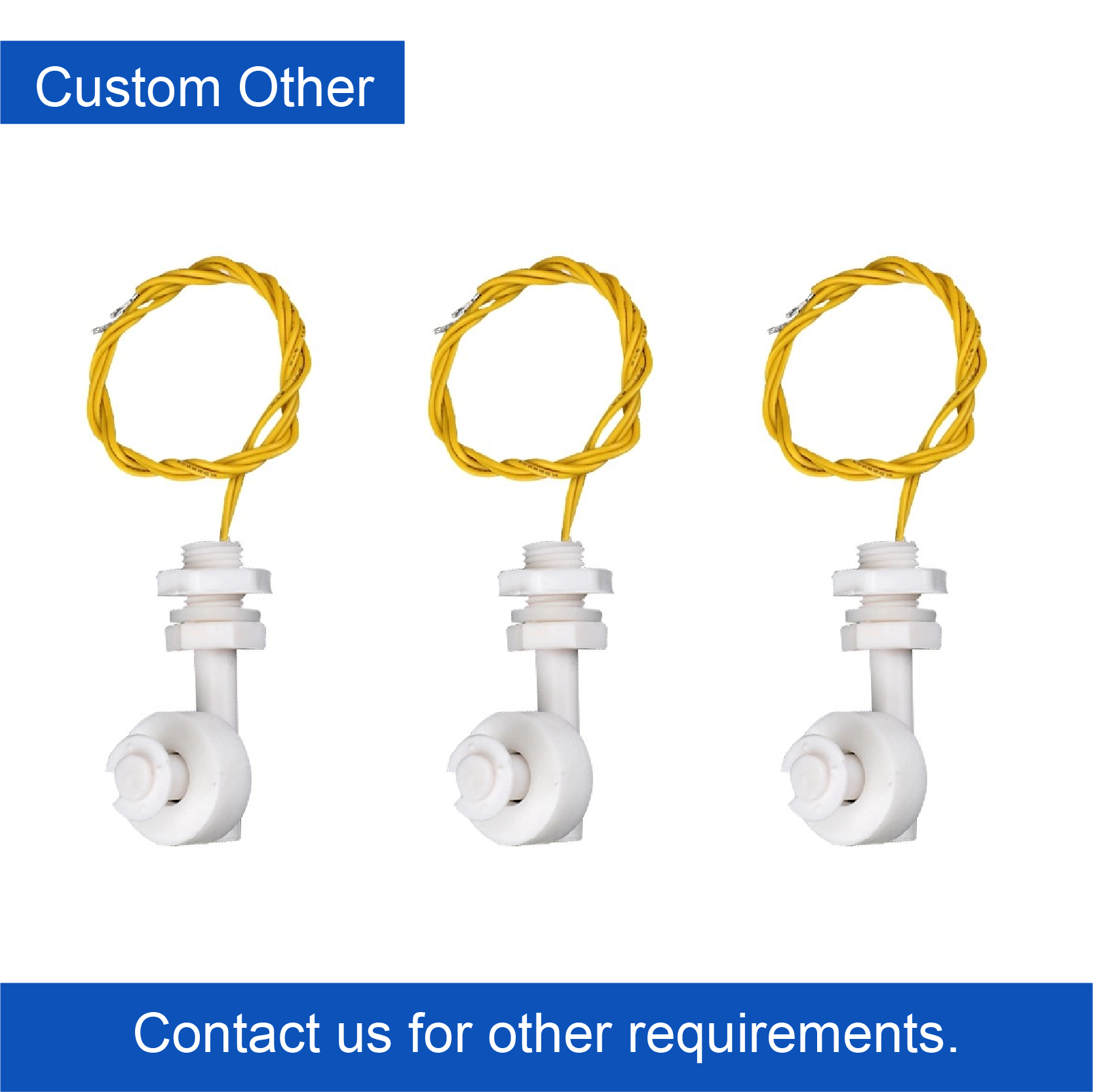 PP Zijmontage Mini Vlotterschakelaar Waterniveau Sensor Horizontale Vlotterschakelaar Vloeistofniveau Controller Kunststof Vlotterklep