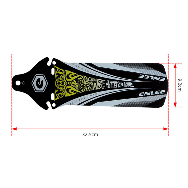 Guardabarros delantero y trasero para bicicleta de montaña y carretera, placa de lluvia de 26,5 cm, Material PP5, accesorios para bicicleta, 1 Uds.