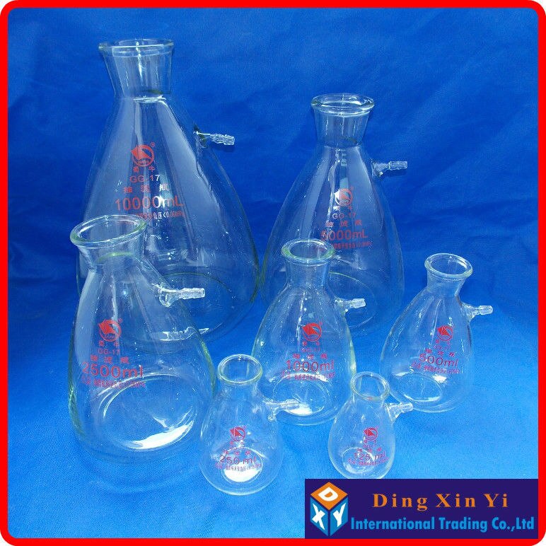 250ml Buchne Flask, 250ml accessory flask with side arm,250ml filter flask,250ml suction flask