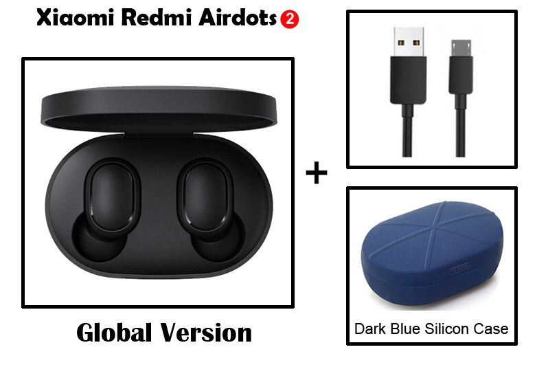 Xiaomi redmi airdots 2 trådløse bluetooth øretelefoner in-ear stereo øretelefoner ture trådløse øretelefoner: Gadd kabel dbcase