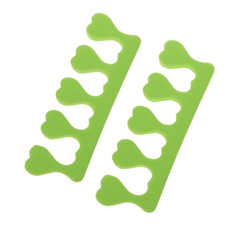 2pcs Toe Separators Finger Foot Sponge Soft Gel UV Salon Polish Manicure