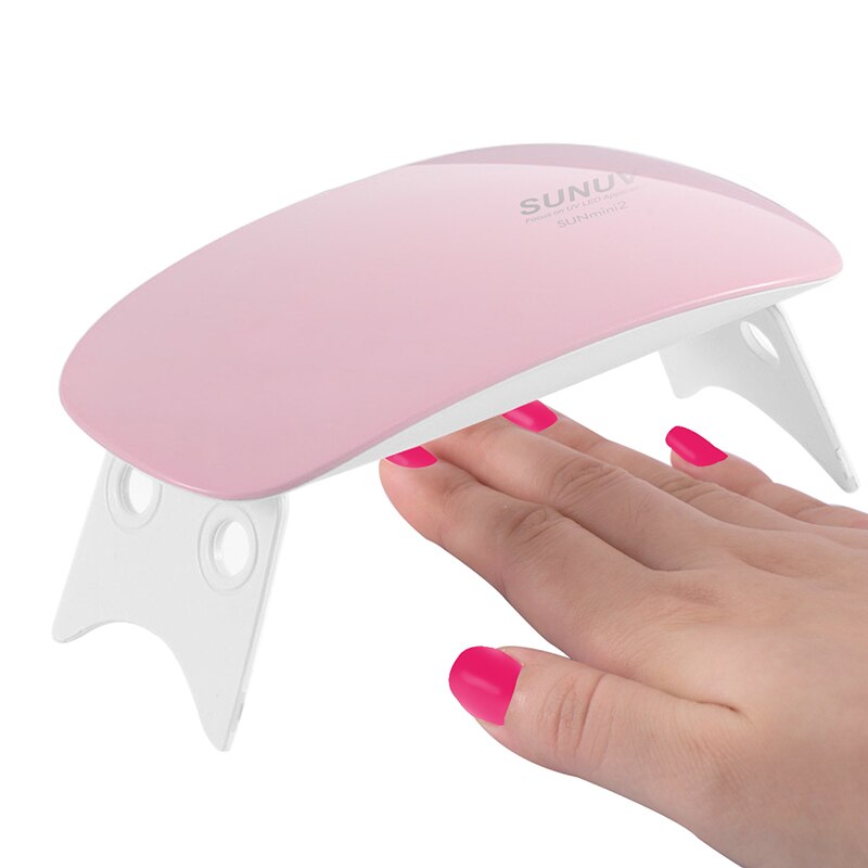 SUNUV SUNmini – lampe à ongles LED UV, Mini sèche-ongles portable pour voyage, câble de Charge USB, minuterie 45s/60s