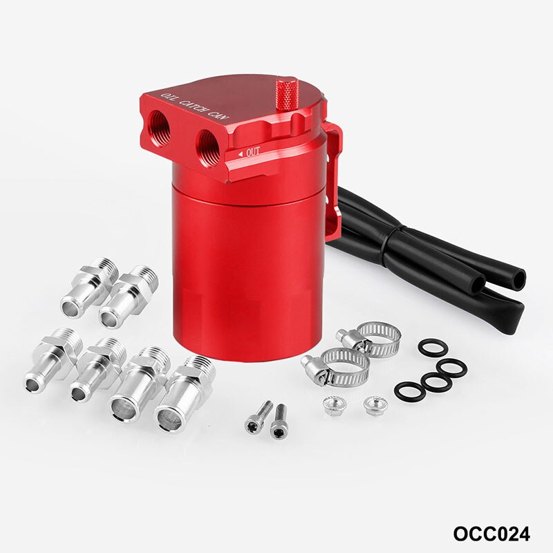 Oil Catch Can Universal Fuel Tank For Motorcycle Aluminum Oil Reservoir Tank