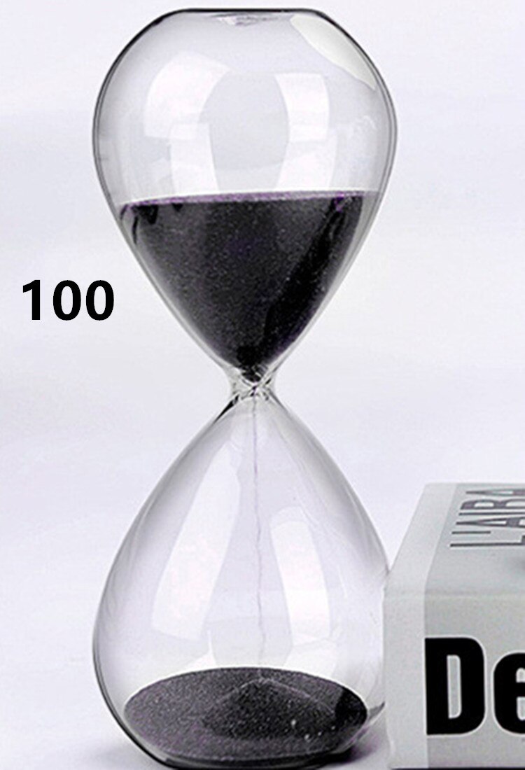 Minuterie en verre transparent, 5/30 minutes, horloge, plusieurs couleurs, décoration pour la maison et la voiture, de
