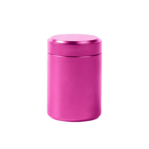 Colorful Durable Aluminum Herb Stash Jar Airtight Smell Proof Container Bottle Pots 70ML: Red