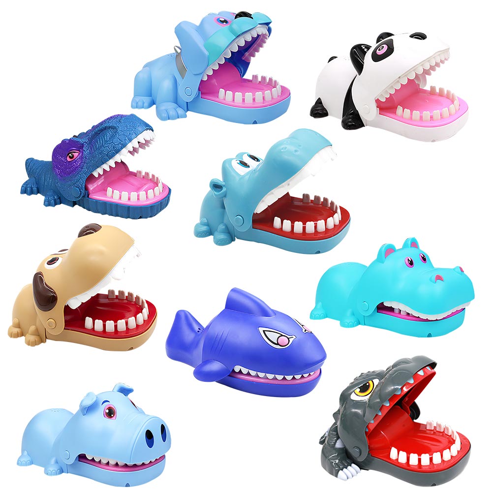 Mouth Dentist Bite Finger Toy Large Crocodile Pulling Teeth Bar Games Toys Kids Funny Toy For Children Kids Game Biting Finger