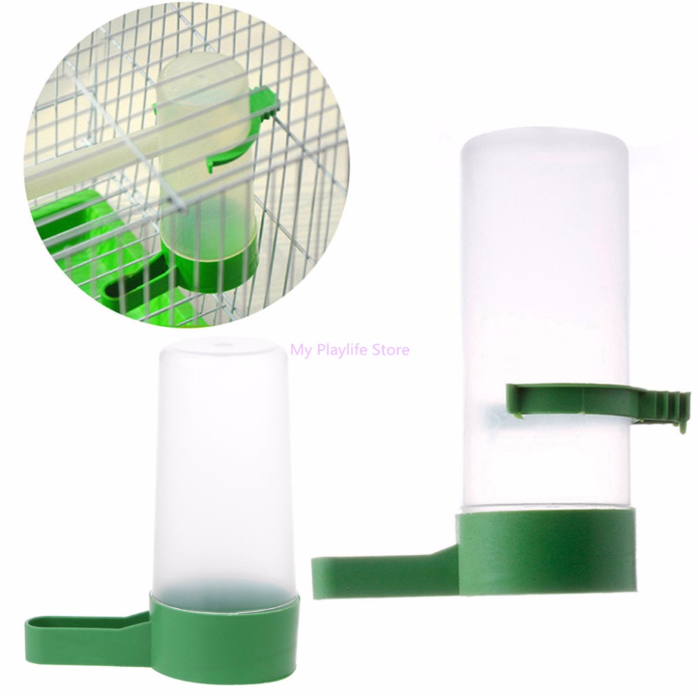 Bebedero para pájaros y loros, alimentador de comida, alimentación de agua para pájaros, pinzones de aviario, suministros antialgas canarios S/L C42