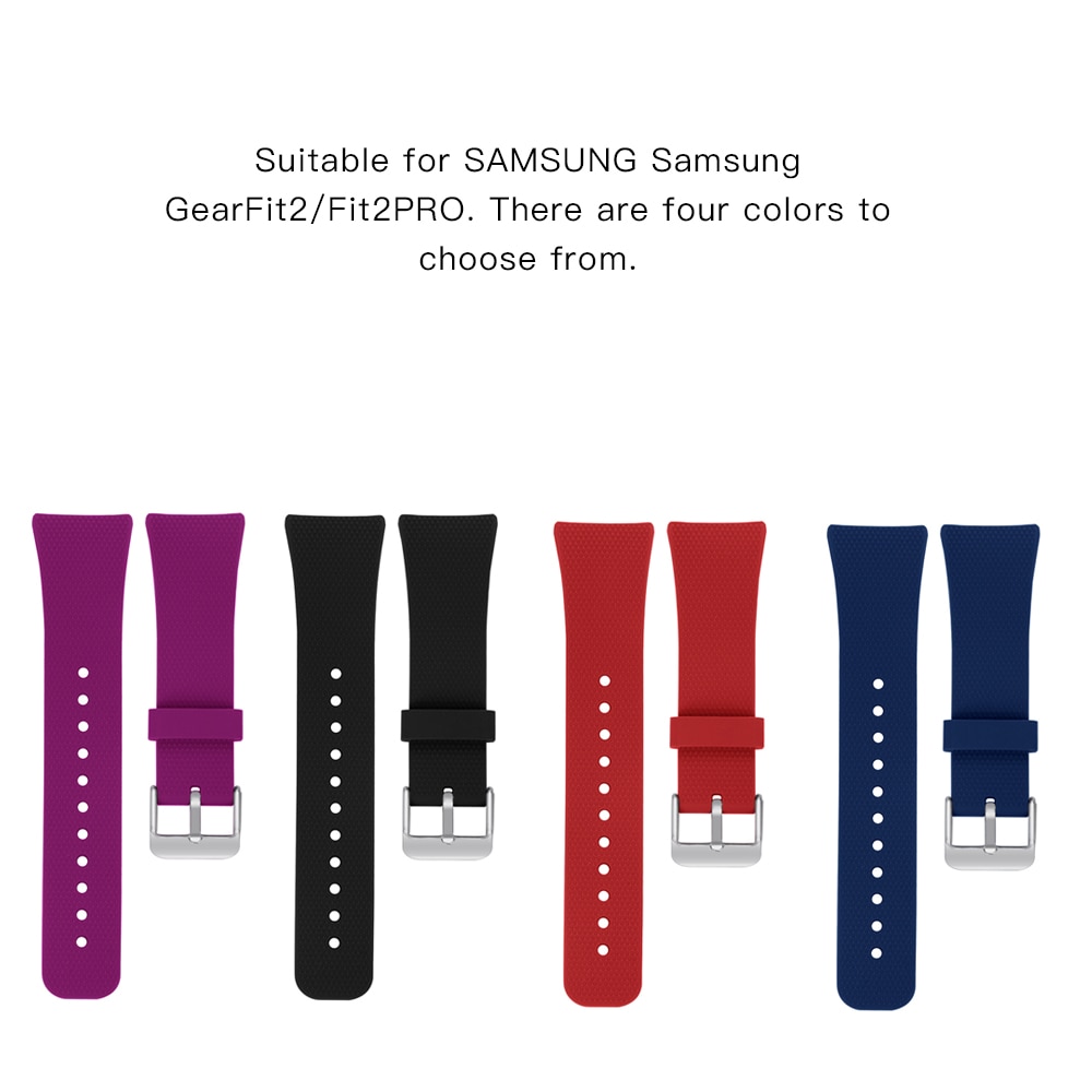 For Samsung Galaxy Gear Fit2 Pro Strap Sport Silicone Wristband Bracelet Strap for Samsung Gear Fit 2 SM-R360 Strap