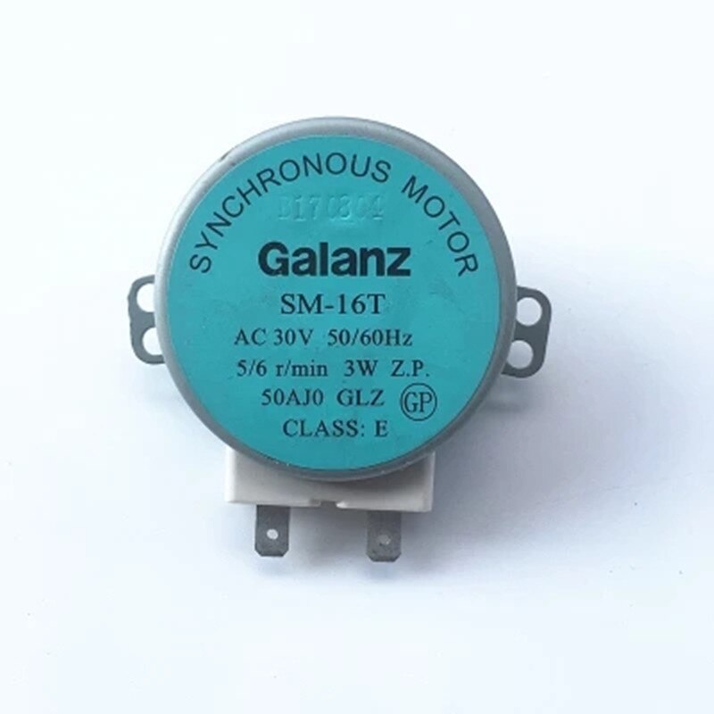 Galanz mikrobølgeovn dele gal -5-30- td gal -5-30- td (1) 4w ac 30v 50/60hz 5/6/ min pladespiller synkronmotor