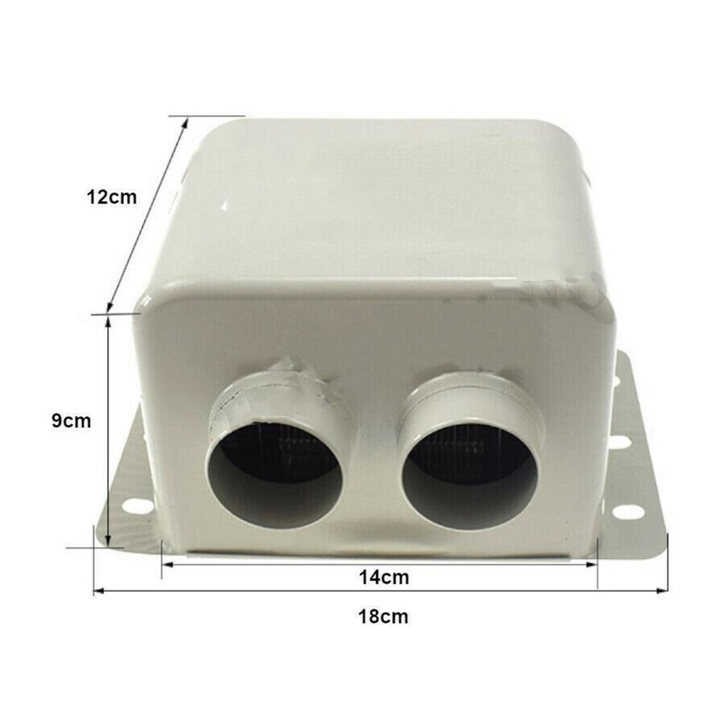 heißer 12 V/24 V 800W Auto Heizung Auto Glas Defroster Fenster Heizung 2 Luft Auslauf Winter warme Trockner Auto Heizung Nebel Eliminator