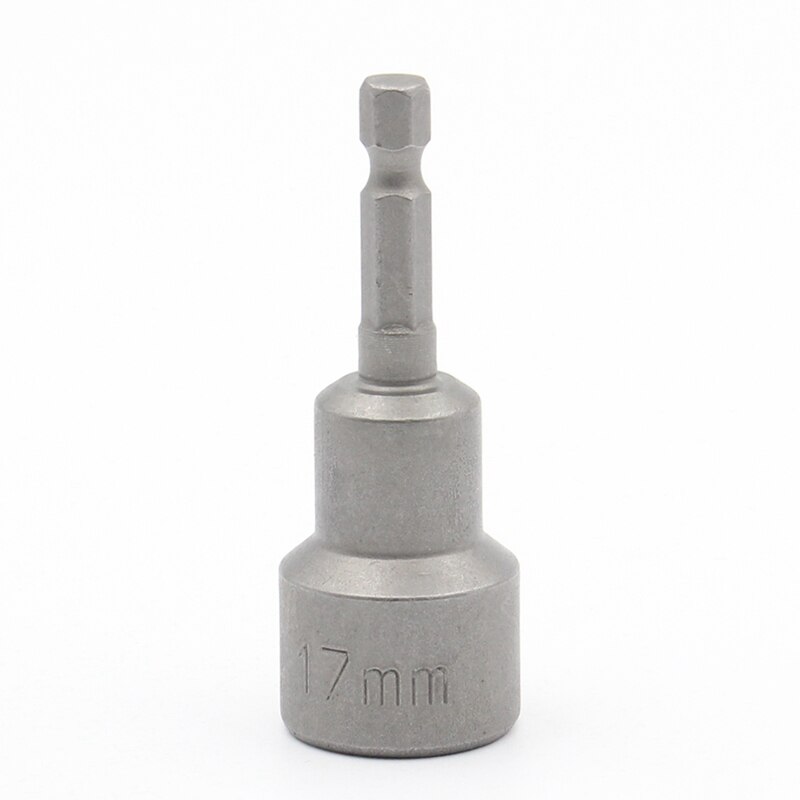 15 Pcs 5 Mm~19 Mm Magnetic Nut Driver Set Metric Socket 1/4 Inch Hex Shank Impact Drill Bit Adapter For Power Too