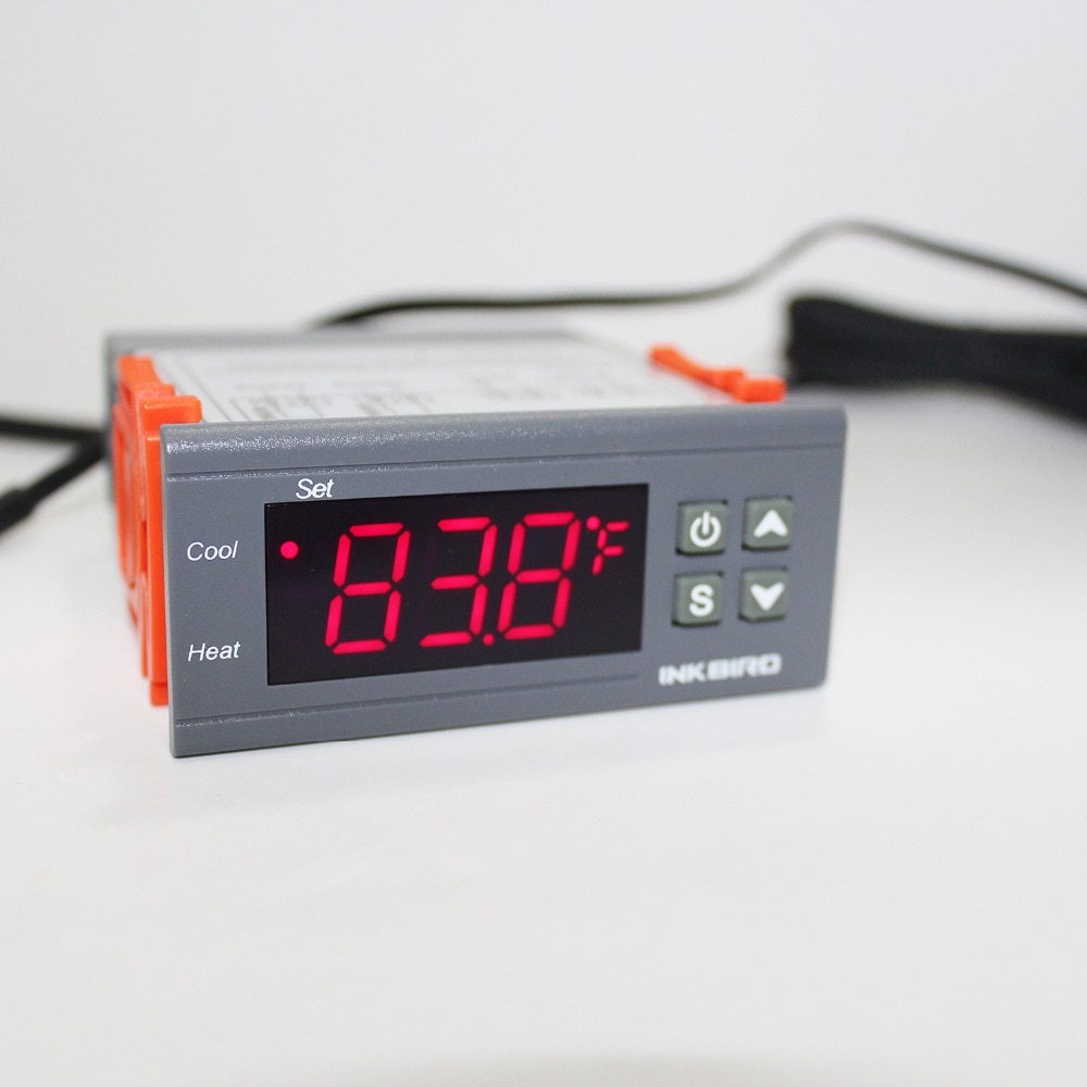 Inkbird itc -1000 elektronisk digital varme- og kjøletemperaturregulator fahrenheit & celsius gradert termostat ntc -sensor
