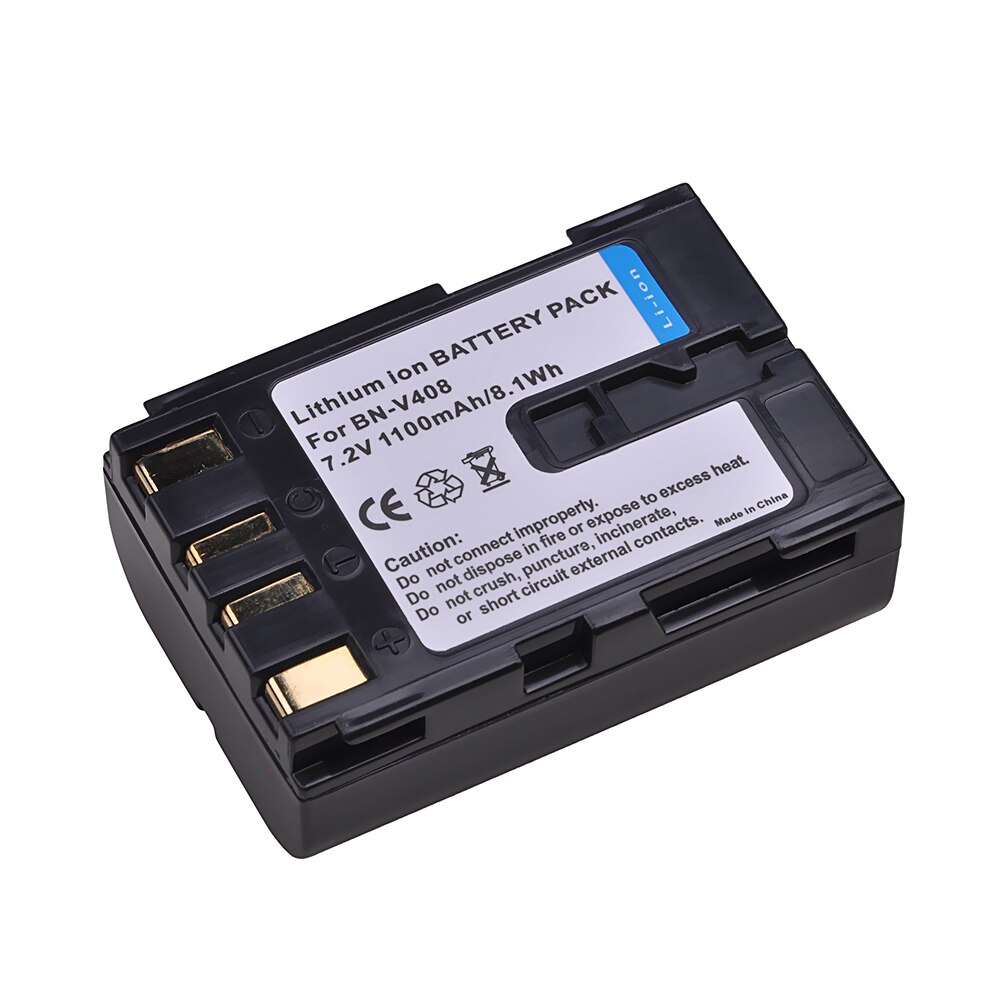 1100mAh 7.2V BN-V408U BNV408U BN-V408 BNV408 Battery for JVC GR-D230US GR D30 D30E D30U D30US D31EK D31US D32 Camcorder.