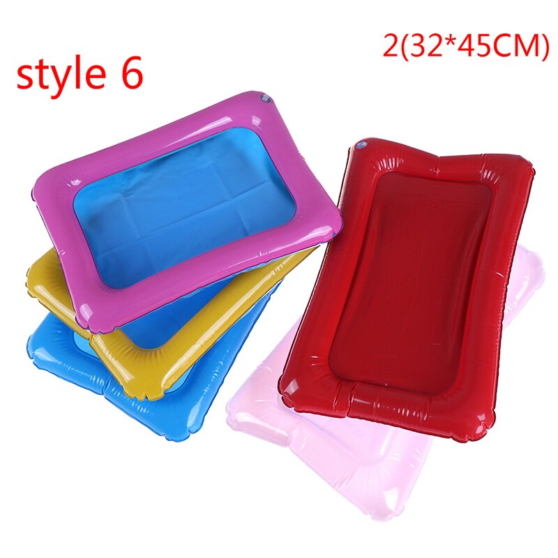 Opblaasbare plastic mobiele tafel voor binnen, magisch speelzand, kinderspeelgoed, dynamische zandbak, ruimteaccessoires, 7 stijlen