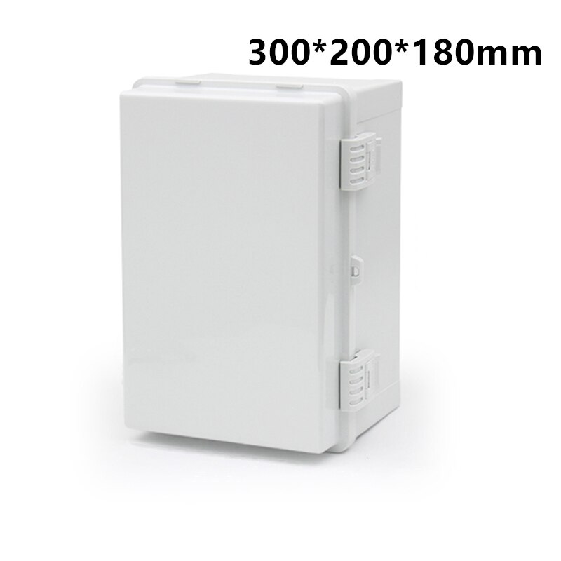 ABS Waterproof Plastic Enclosure With Hasp Electrical Distribution Box Electrical Junction Box Outdoor Sealed Switch Power Case