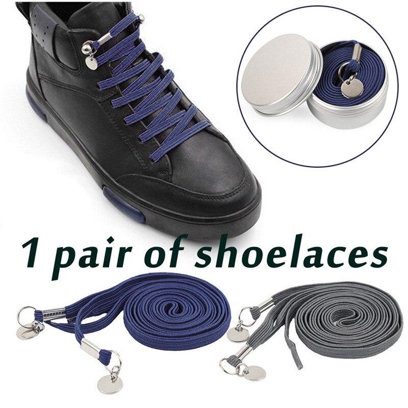 1 pari nappikengännauha laiska laiskuus kengännauha nauhat elastiset nylon kengännauhat ilman sitomista kengännauha urheilu