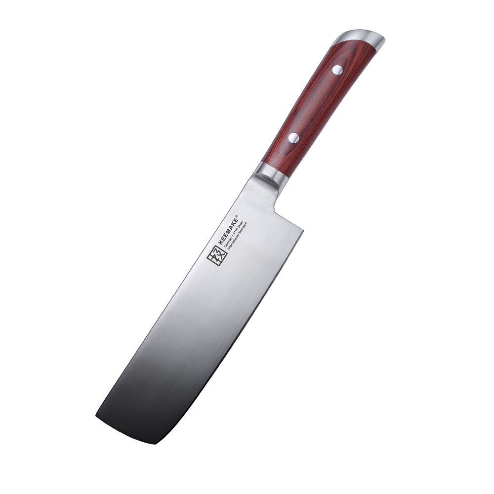SUNNECKO-Juego de cuchillos de cocina Santoku con caja de , utensilio de cocina para Chef, para cortar carne y pan,: 7inch nakiri knife