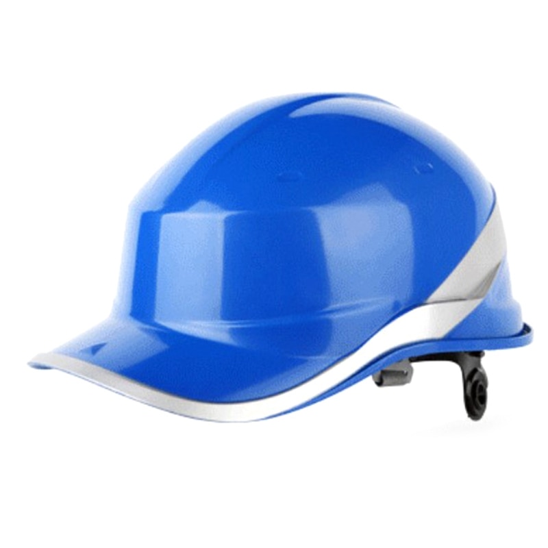 Veiligheid Helm Werk Abs Beschermende Cap Verstelbare Helm Met Fosfor Streep Bouwplaats Isolerende Beschermen Helmen