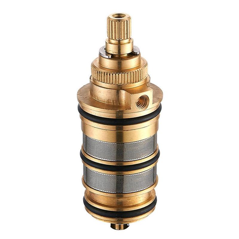 Messing Bad Douche Thermostatische Cartridge En Handvat Voor Mengkraan Mixer Douche Bar Mengkraan Douche Mengkraan Cartridge Af