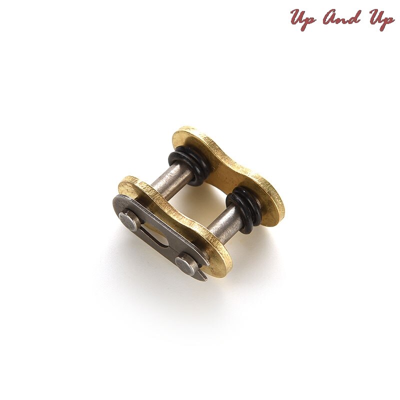 Aansluiten Master Links Met O-Ring Motor Ketting Connector Joint Clip Lock Goud Voor Atv Motor Crossmotor 530H Zware Ketting