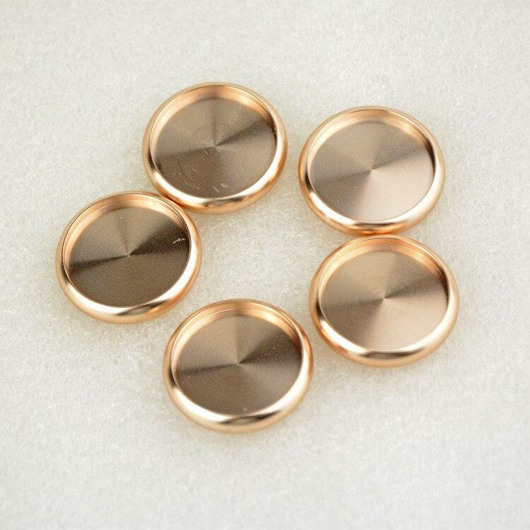 6pcs 38mm Boek Binding Levert Aluminium Binding Ring Gesp Paddestoel Gat Bindmiddel met Metalen Schijf Binding Losse- blad