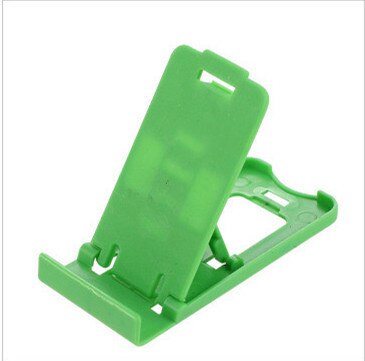 1 Ps Mini Universele Stand Mount Telefoon Houder Voor Smartphone Gevouwen Holder Verstelbare Ondersteuning Mobiele Mobiele Telefoon Holde: J2-green