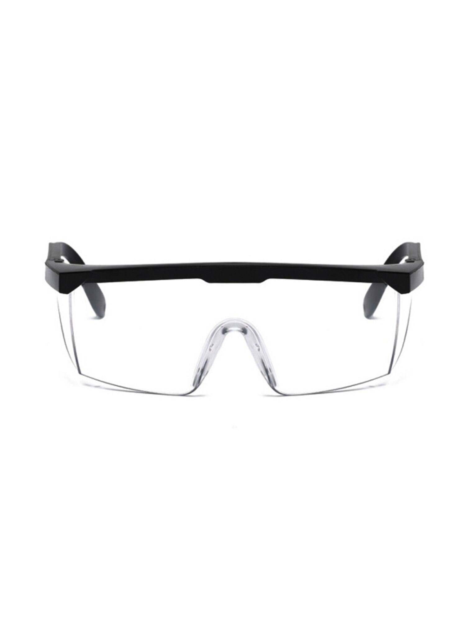 Schutzbrille Entlüftet Anti Virus Nebel Schutz Auge Transparente Schutzbrille: Schwarz