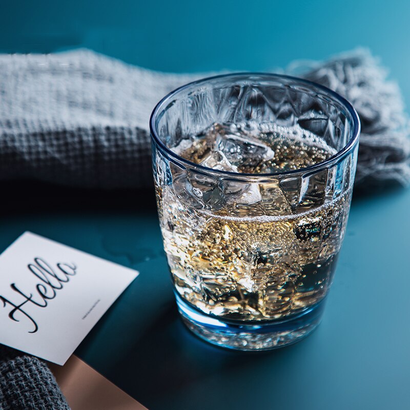 6pcs Acrylic Drinking Glasses Set Plastic Tumblers Plastic Cups Dishwasher Safe Cups Glassware Unbreakable Plastic Drinking Set