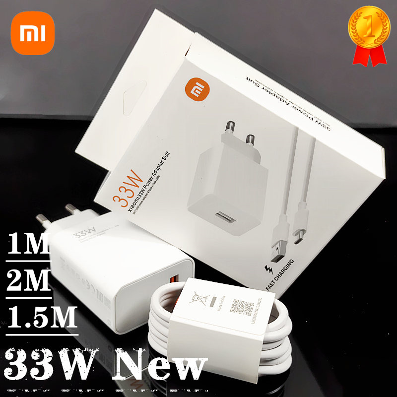 Xiaomi – chargeur d'origine 33W 27w 30w EU Turbo, câble de Type C Mi11 Lite NE 5G POCO F2 X3 Pro NFC Redmi Note 10 9 8