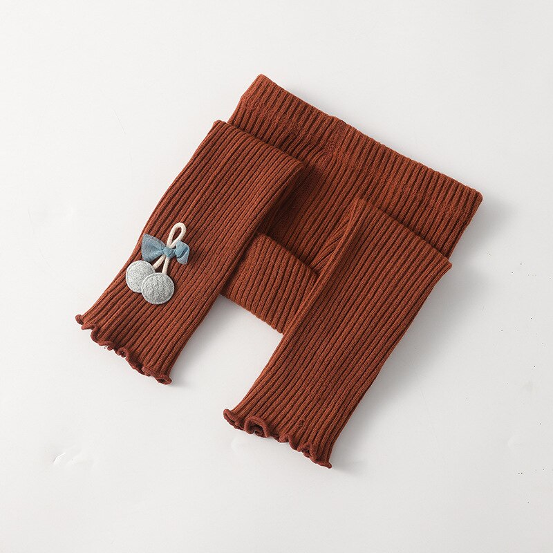Leggings bébé automne hiver enfants PP culotte enfant en bas âge Leggins pour enfants filles bas pour les enfants: Rouge / 12-24M