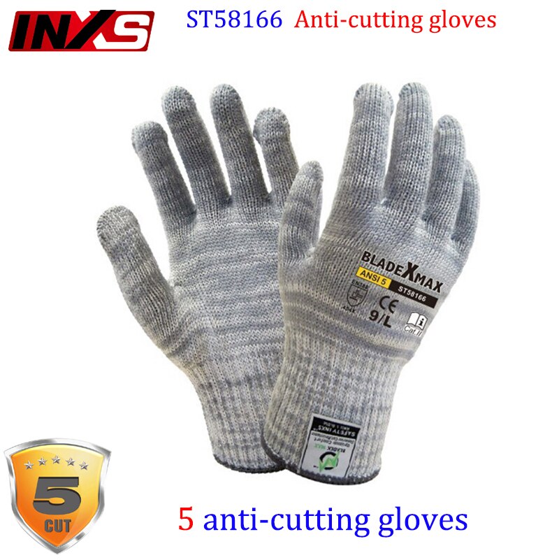 SAFETY-INXS ST58166 high risk Anti-cutting gloves Level 5 cut Tear resistant anti cut gloves Risk operation safety glove