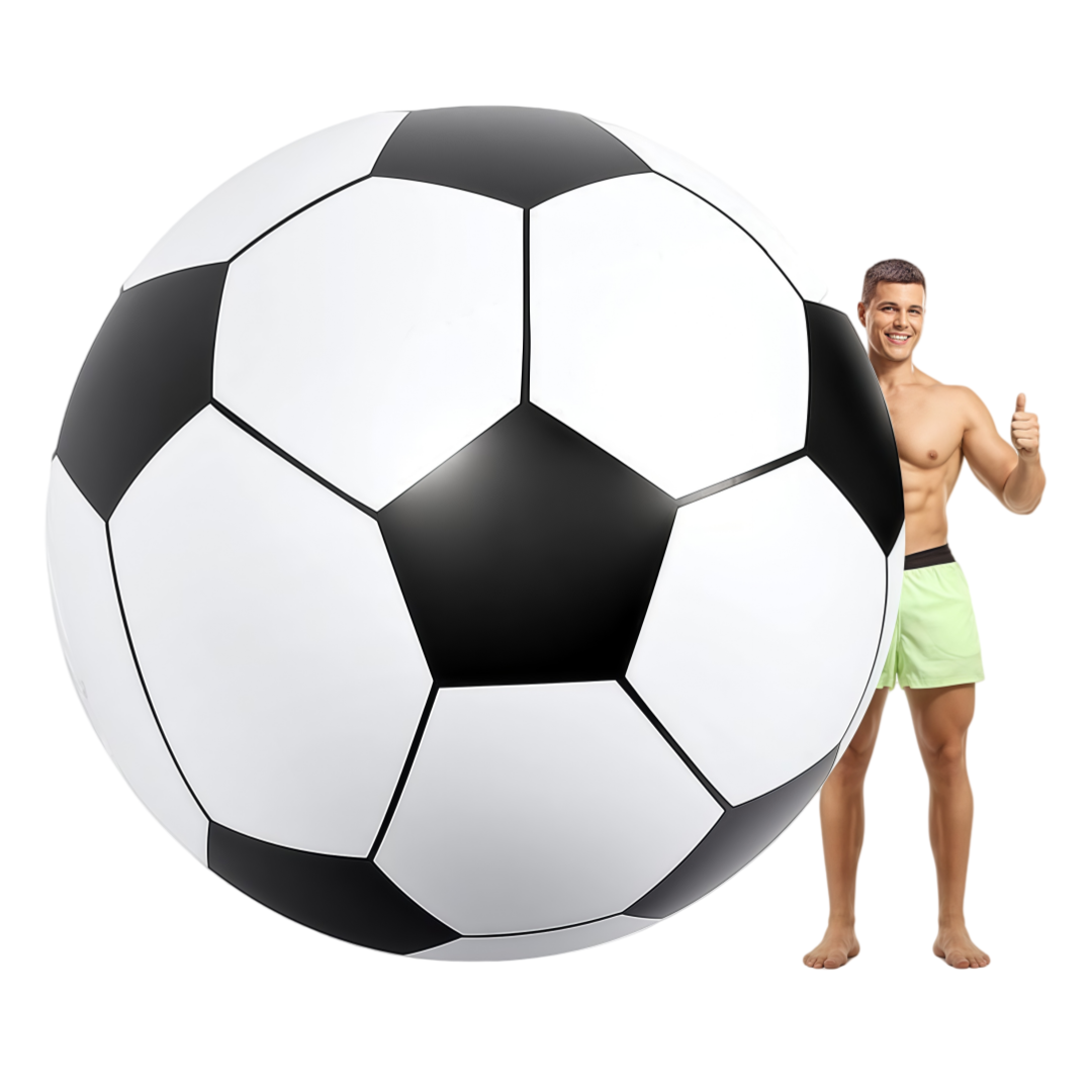 Giant PVC Lawn Ball Outdoor Games Inflatable Toys Grass Soccer Football School Fun Toys Ginat Ball Thickened PVC Beach Ball