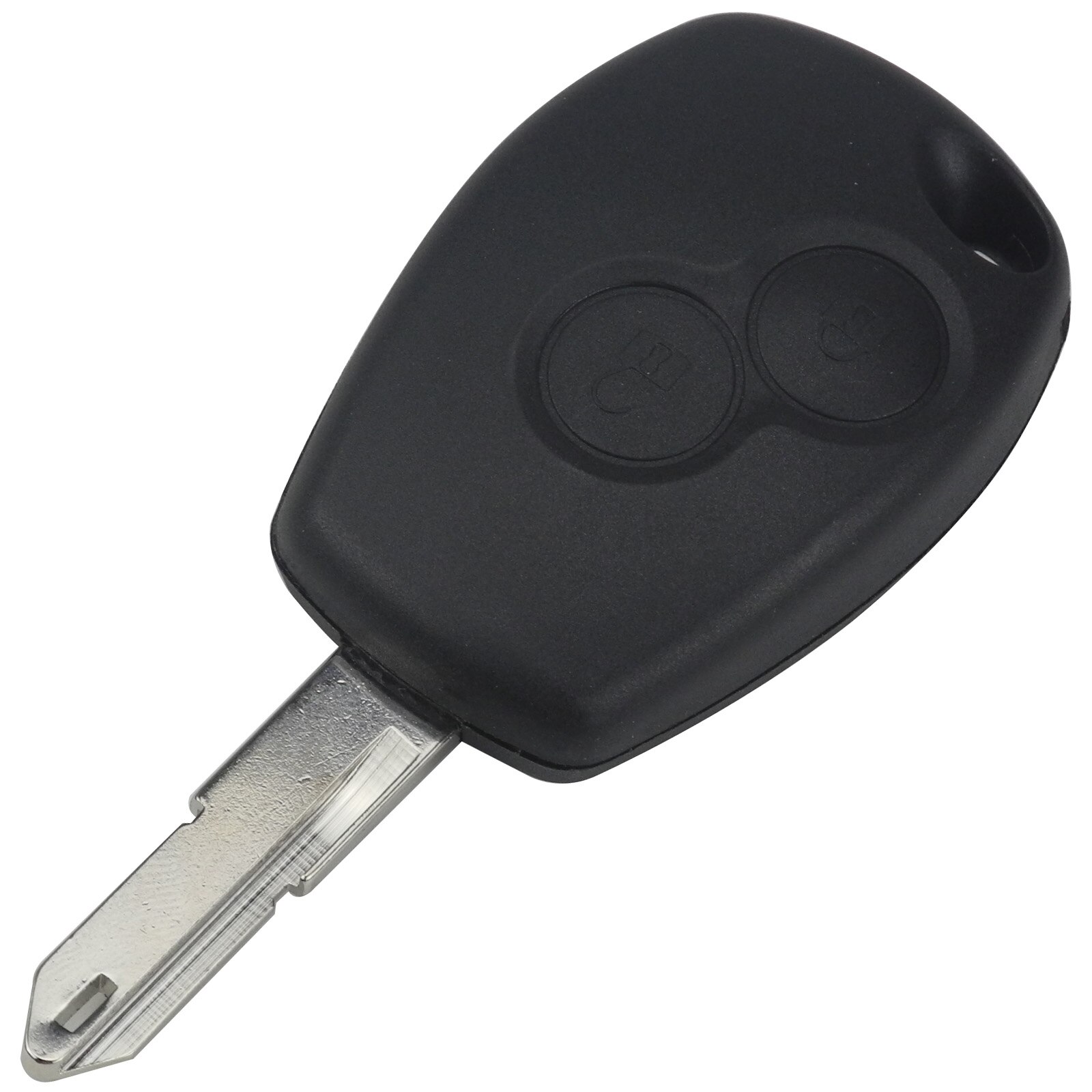 Kuterie coque de clé de voiture à distance pour Renault mégane Modus Clio Kangoo Logan Sandero Duster 2 boutons avec lame de clé non coupée