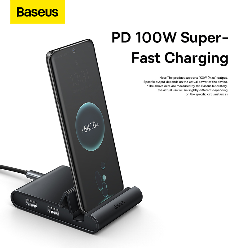 Baseus USB C HUB Dex Station to USB 3.0 HDMI-compatible USB HUB for Samsung S20 Note 20 Huawei P40 Mate 30 Type C Dock Station