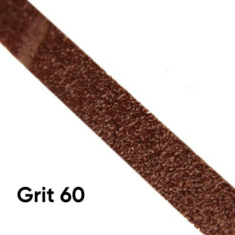50 stuks 3/8 x 13 inch bandschuurmachine schuurpapier 10 x 330mm schuurbanden schuurset 3/8 " x13 " aluminiumoxide schuurbanden