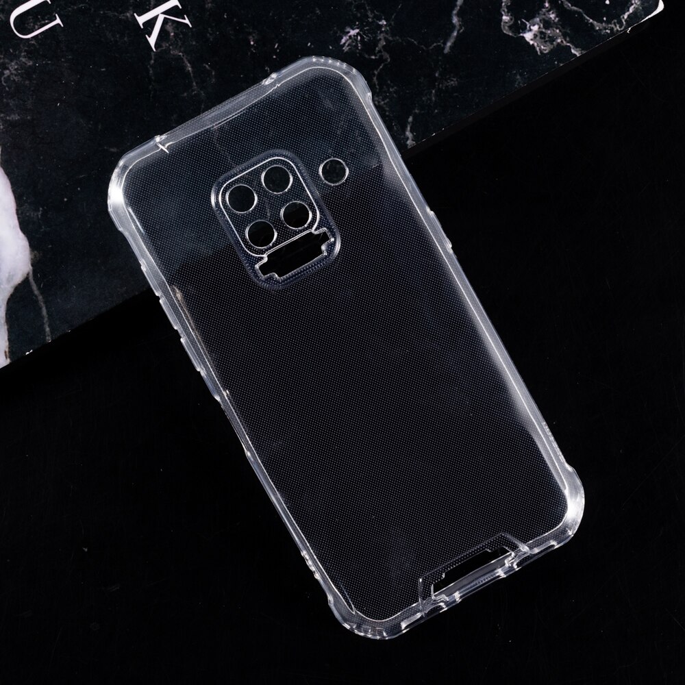 Carcasa TPU negra suave para Blackview BV5100 Pro Silicona Caso Anti-knock DE Caso DE TELÉFONO transparente Blackview BV5100 BV4900 cubierta: Blackview BV4900 Pro / Transparent Case