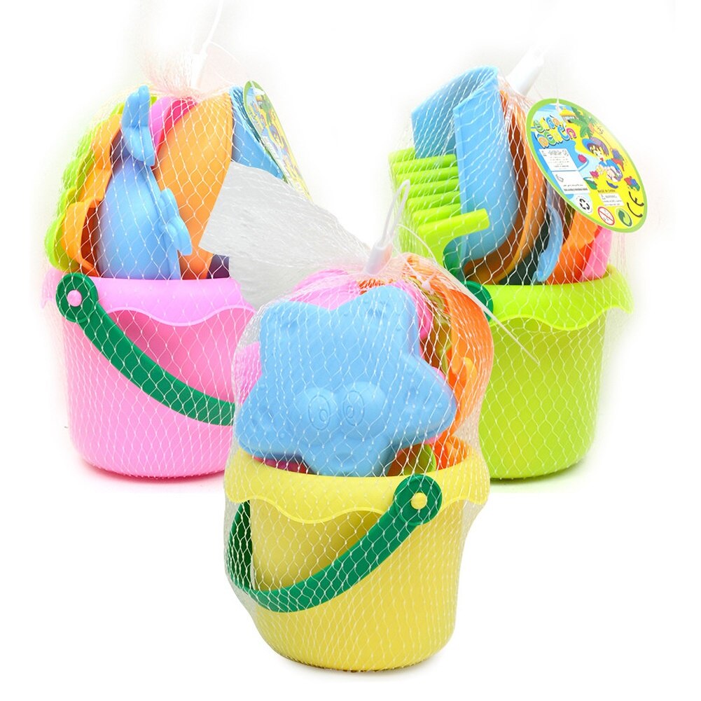 8 pièces enfants en plein air plage seau pelle râteau moule eau sable jouer maison jouet ensemble enfants Fun plage jeux de fête