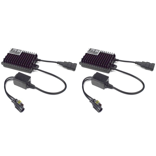 Riven Car Lighting HID Ballast 12V 75W High-power Ballast Lamp Modification Parts for HID Kit: 2pcs