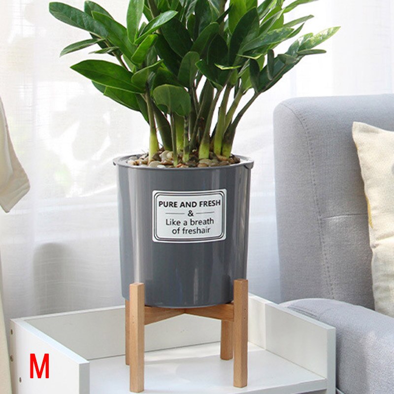 Planta de maceta de madera para flores de madera pantalla maceta Rack casa moderna decoración para sala de estar SDF-SHIP: M