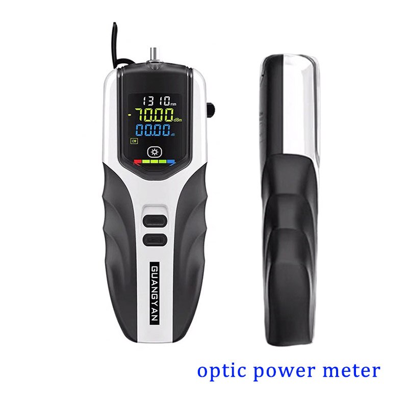 Fiber Optik Energie Meter Hohe präzision Wiederaufladbare G7 Farbe LCD Bildschirm fiber Optik Energie Meter mit Blitz licht OPM