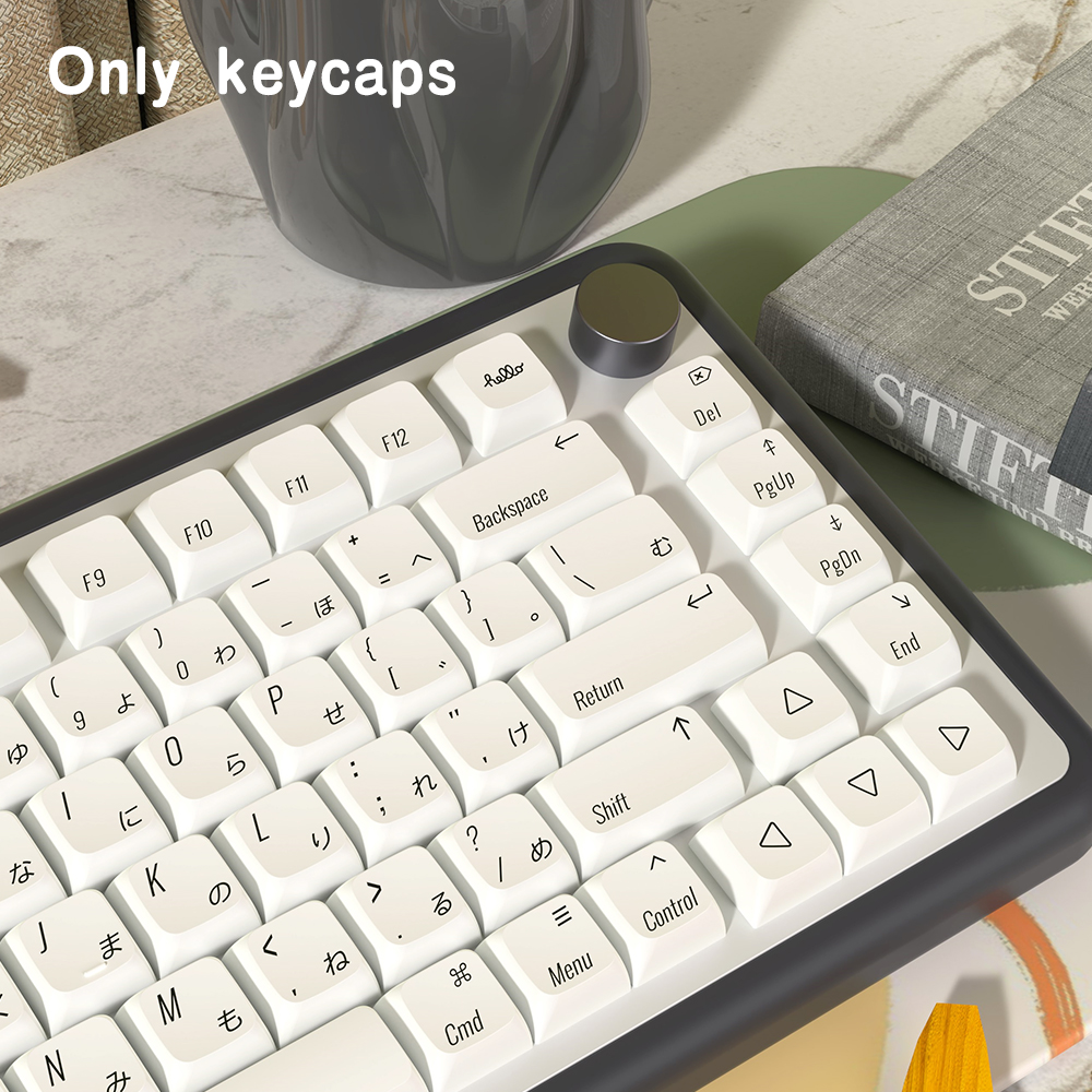 Teclas PBT de perfil XDA para Apple ISO MAC, teclas brasileñas coreanas, japonesas, rusas, españoles y francesas para teclado mecánico GK61