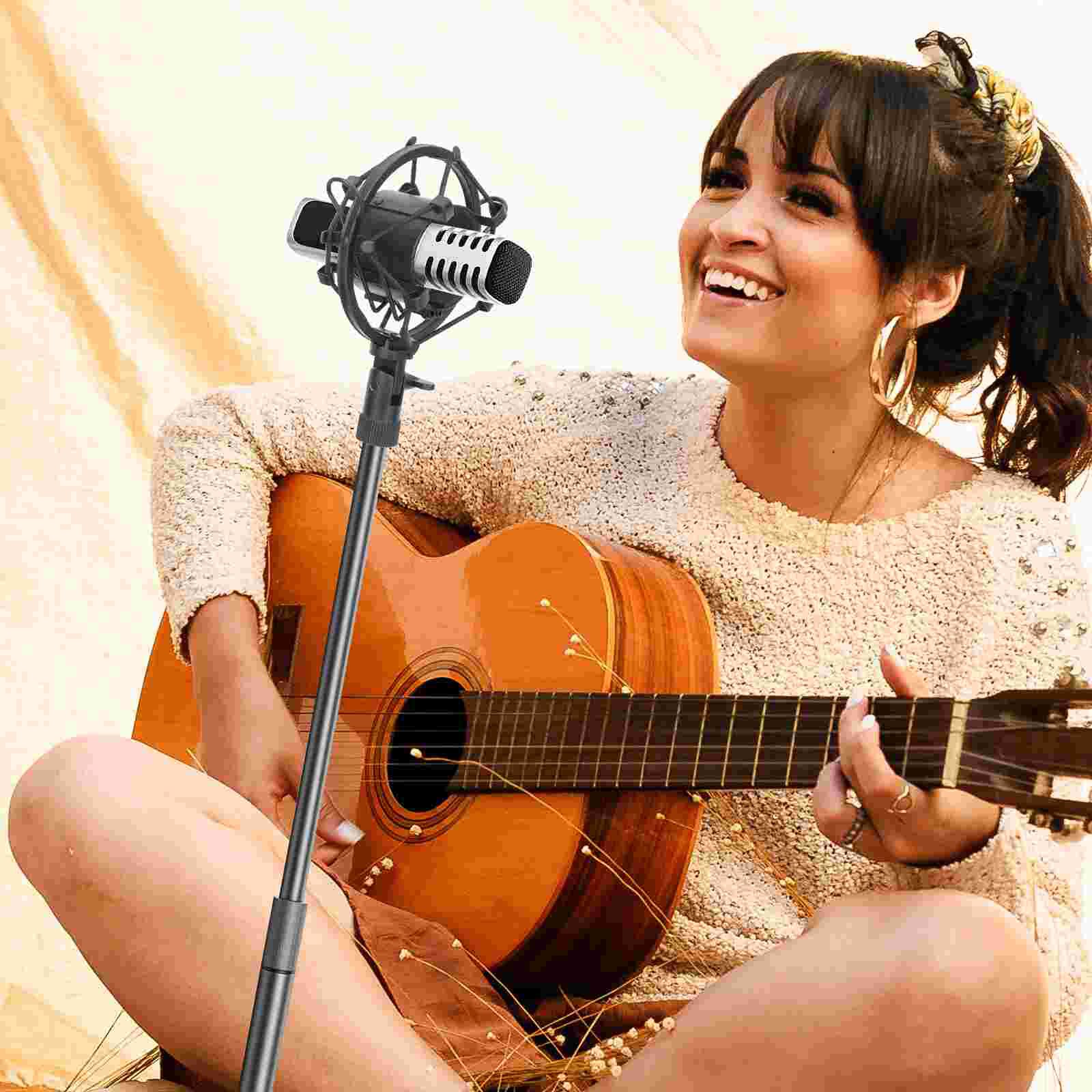 Duurzaam Microfoonstandaard Metalen Verstelbare Mic Stand Met Microfoon Montage