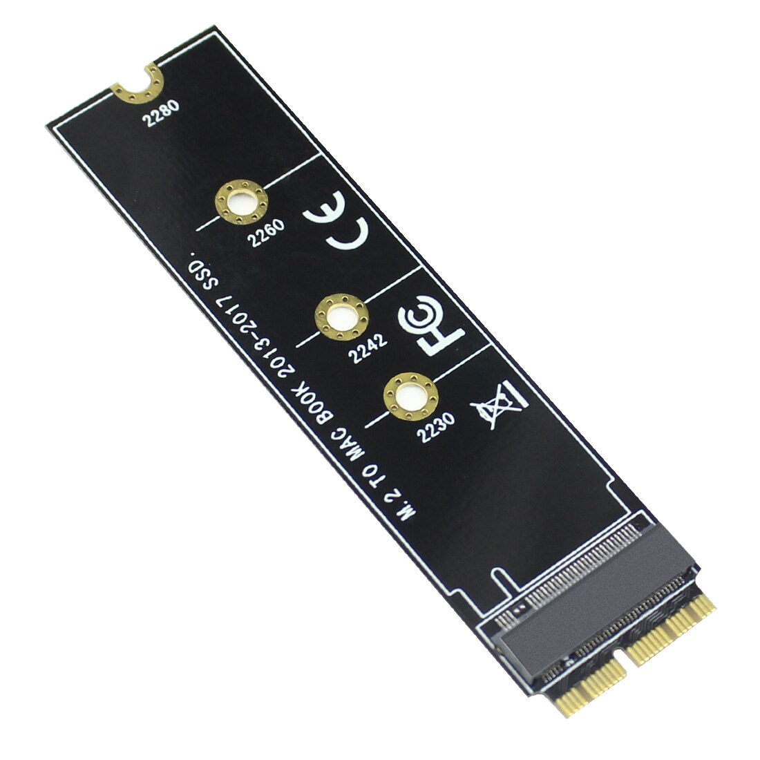 M Sleutel M.2 Ngff Pcie Ssd Adapter Card Voor Apple Macbook Air ~ Laptop A1465 A1466 Pro A1398 a1502 A1419 2230-2280 Ssd