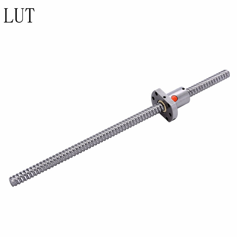 Tornillo de bola de rodillo frío con husillo de bolas, SFU1204, 150, 200, 250, 300, 350, 400, 450, 500, 550, 600, 650, 1204mm,